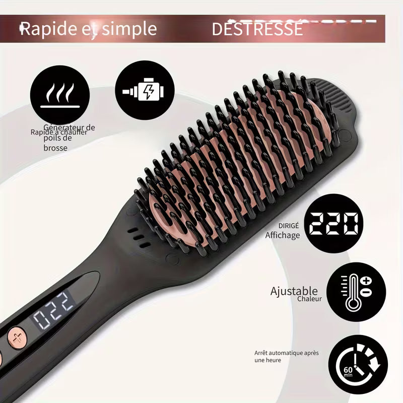 Brosse lissante pour cheveux